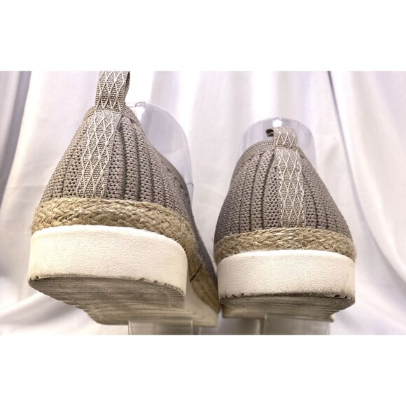 Skechers BOBS Womens Size 10 Espadrille Slip-On Comfort Taupe Memory Foam 113245 - Picture 6 of 10